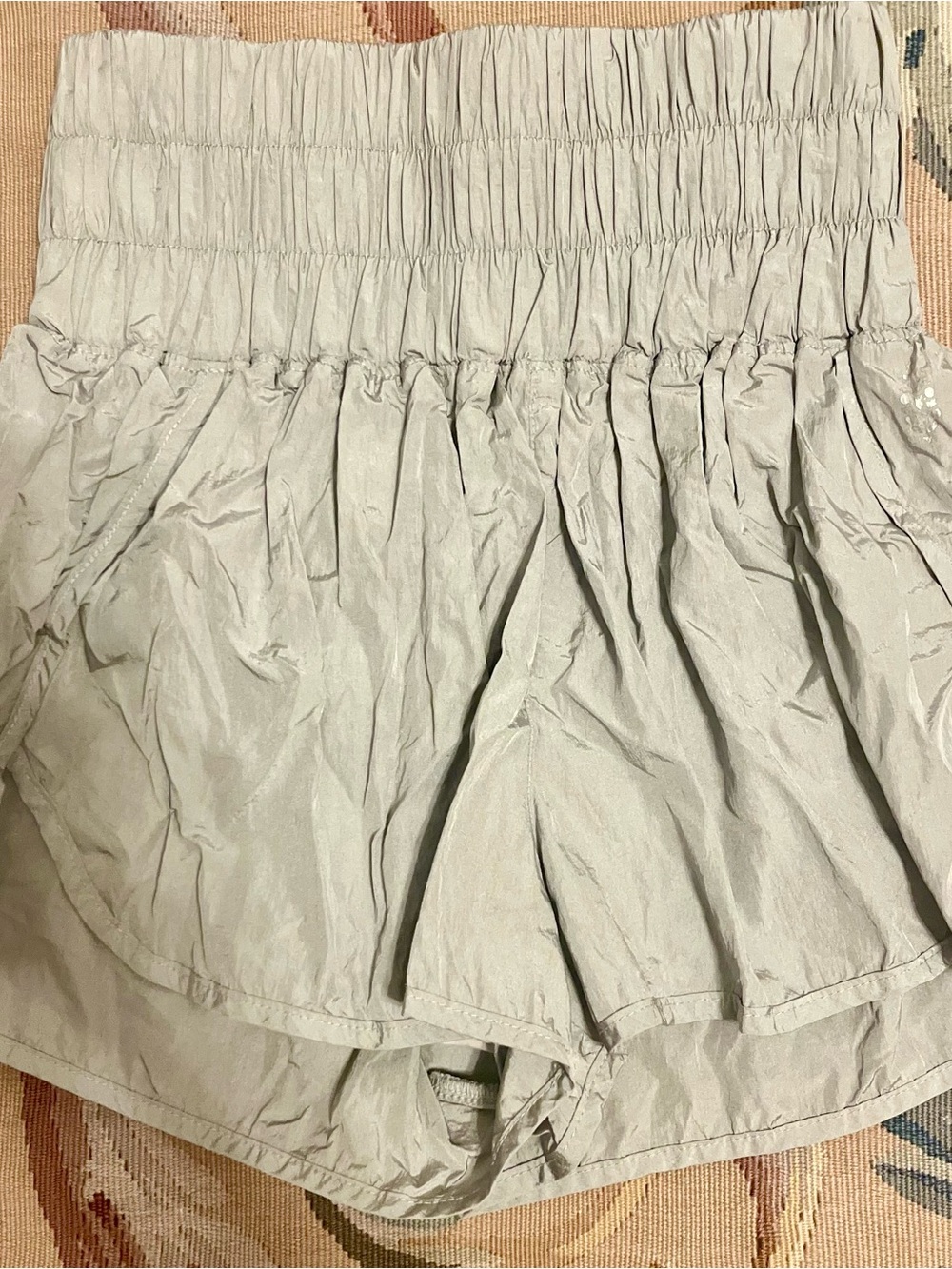 FP Movement by Free People Silver Athletic Shorts
